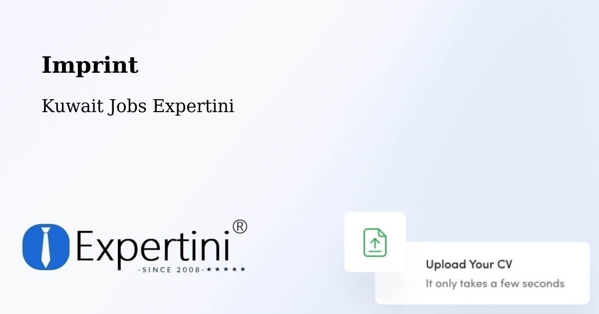 Imprint – Ḩawallī - Kuwait Jobs Expertini